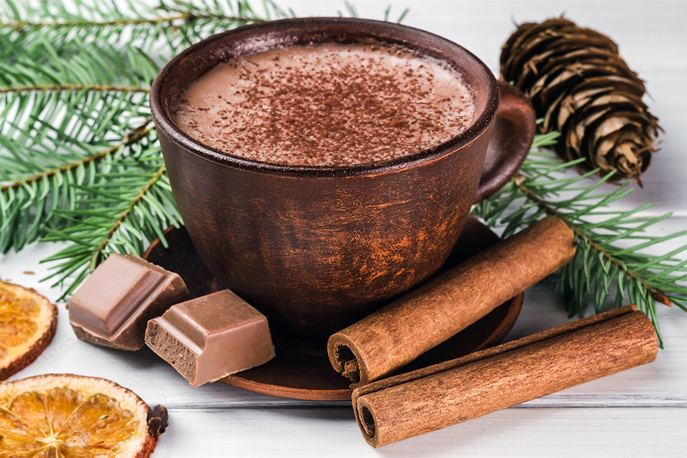 Winter Spice Dairy-Free Hot Chocolate